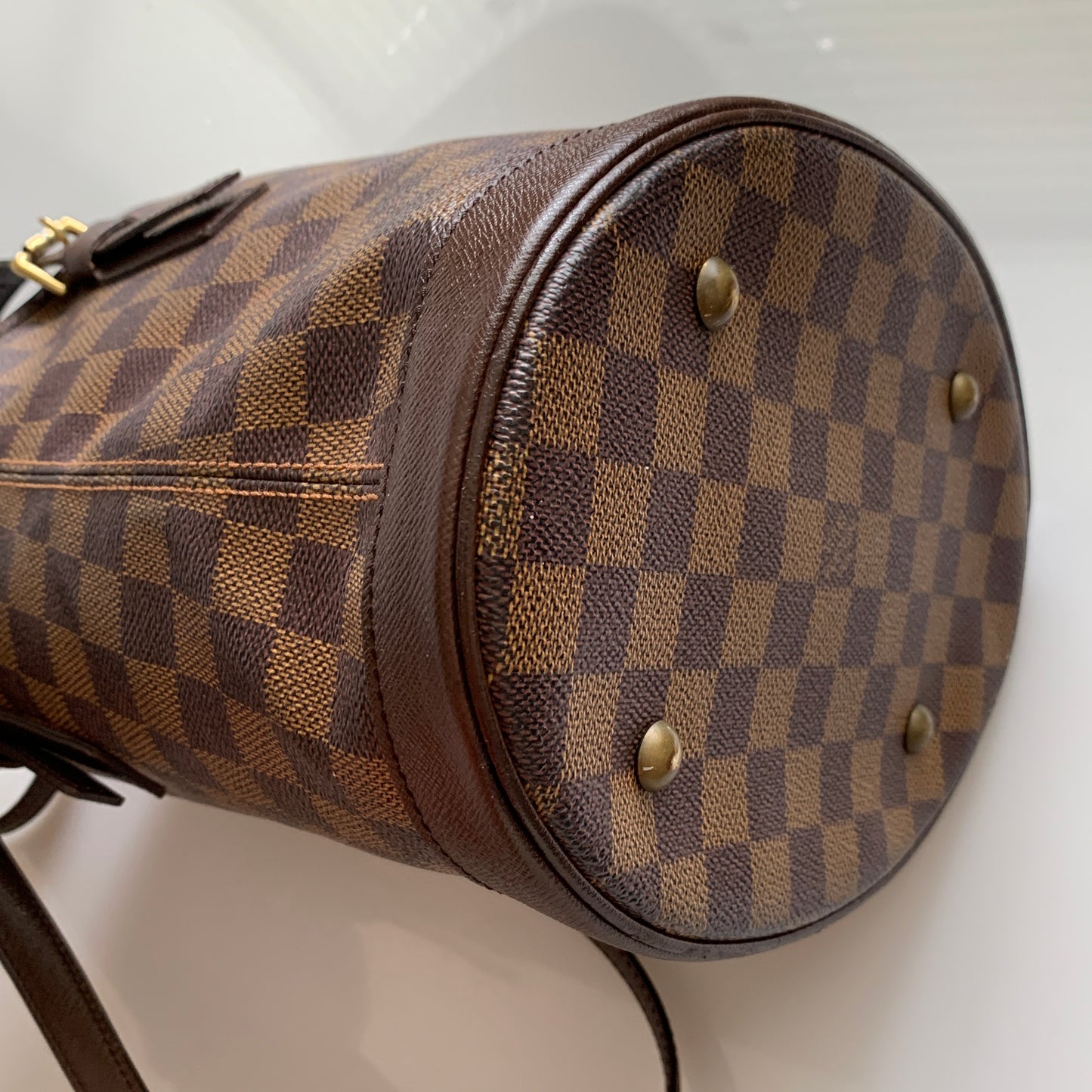 Louis Vuitton damier bucket bag PM SP1001 authentic with COA