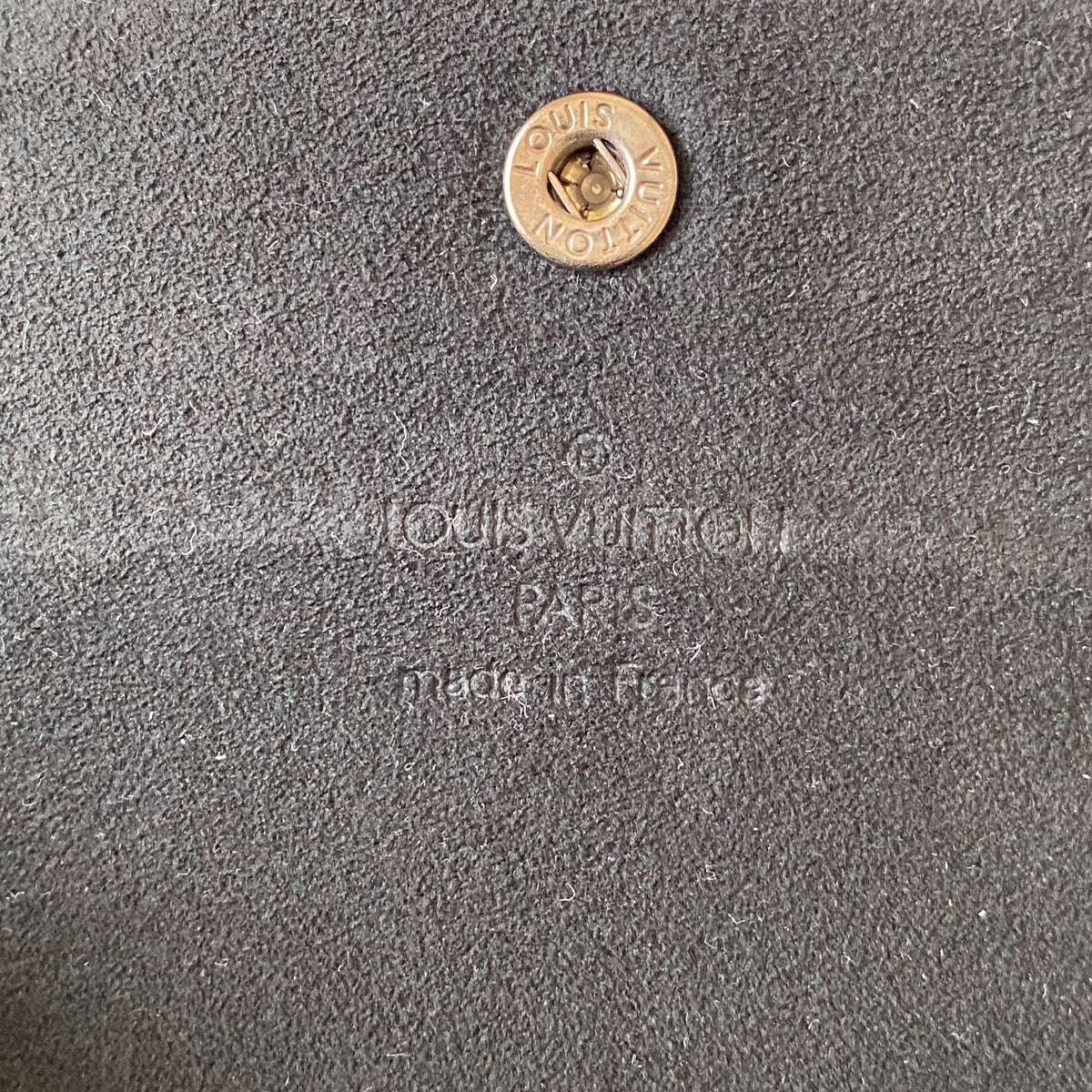 Louis Vuitton blac Epi leather clutch bag TH0076 Authentic with COA 9x4.7