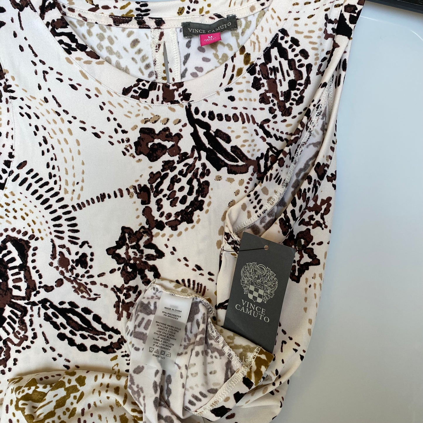 Vince Camuto Womens NET blouse size Medium