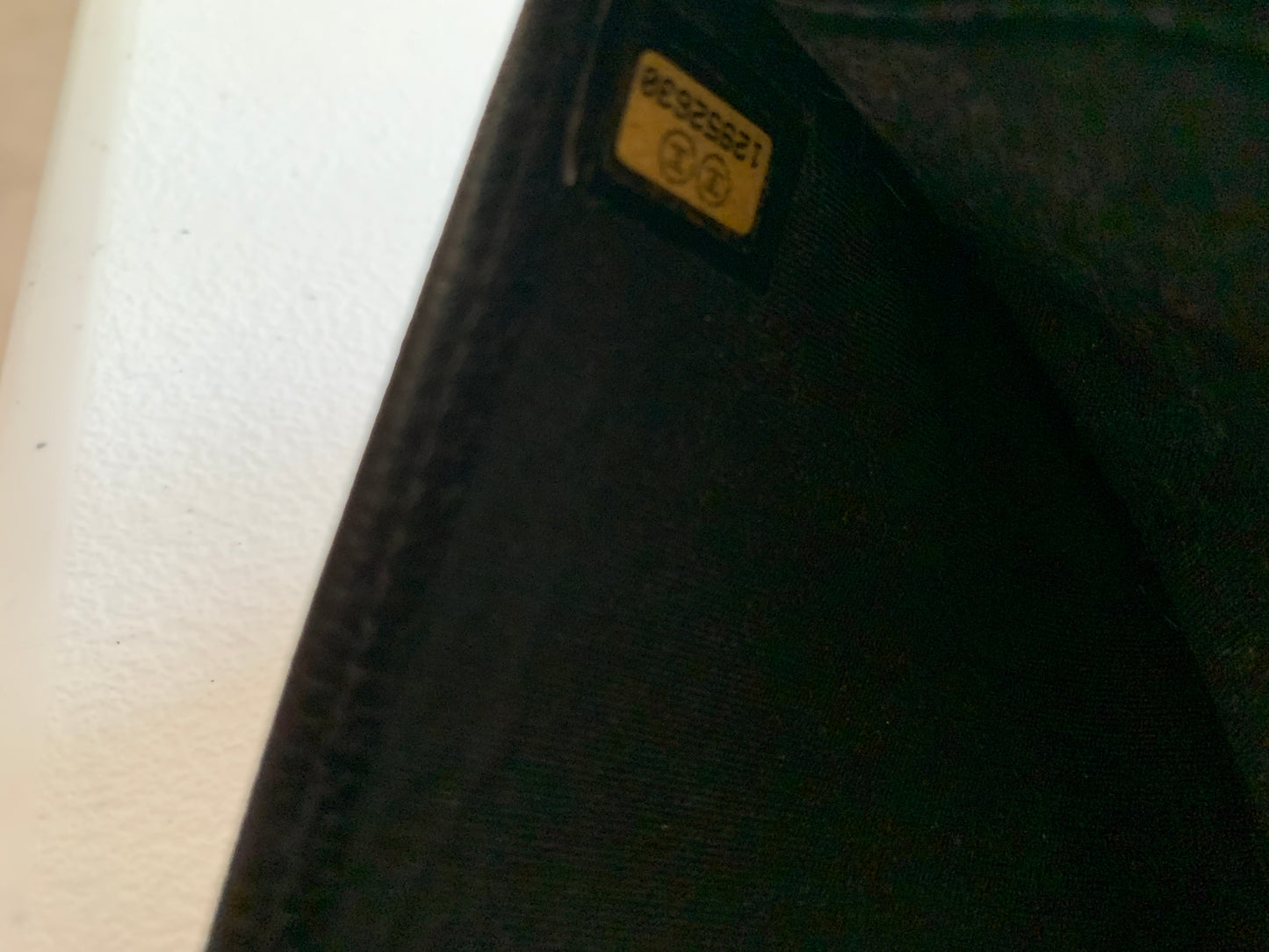 Chanel camellia CC logo Black Leather bifold Wallet authentic with COA dust bag