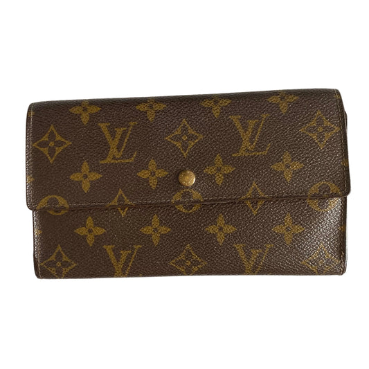 Louis Vuitton monogram long wallet MI1922 authentic with coa