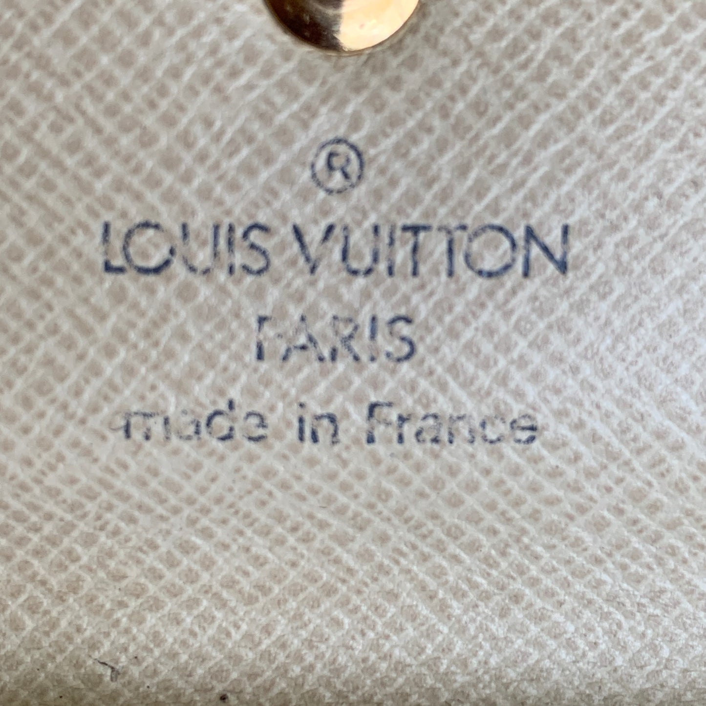 Louis Vuitton damier azure key holder CT1068 authentic with COA
