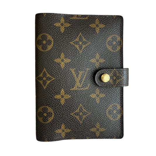 Louis Vuitton monogram unisex agenda organizer planner authentic with COA SP1010