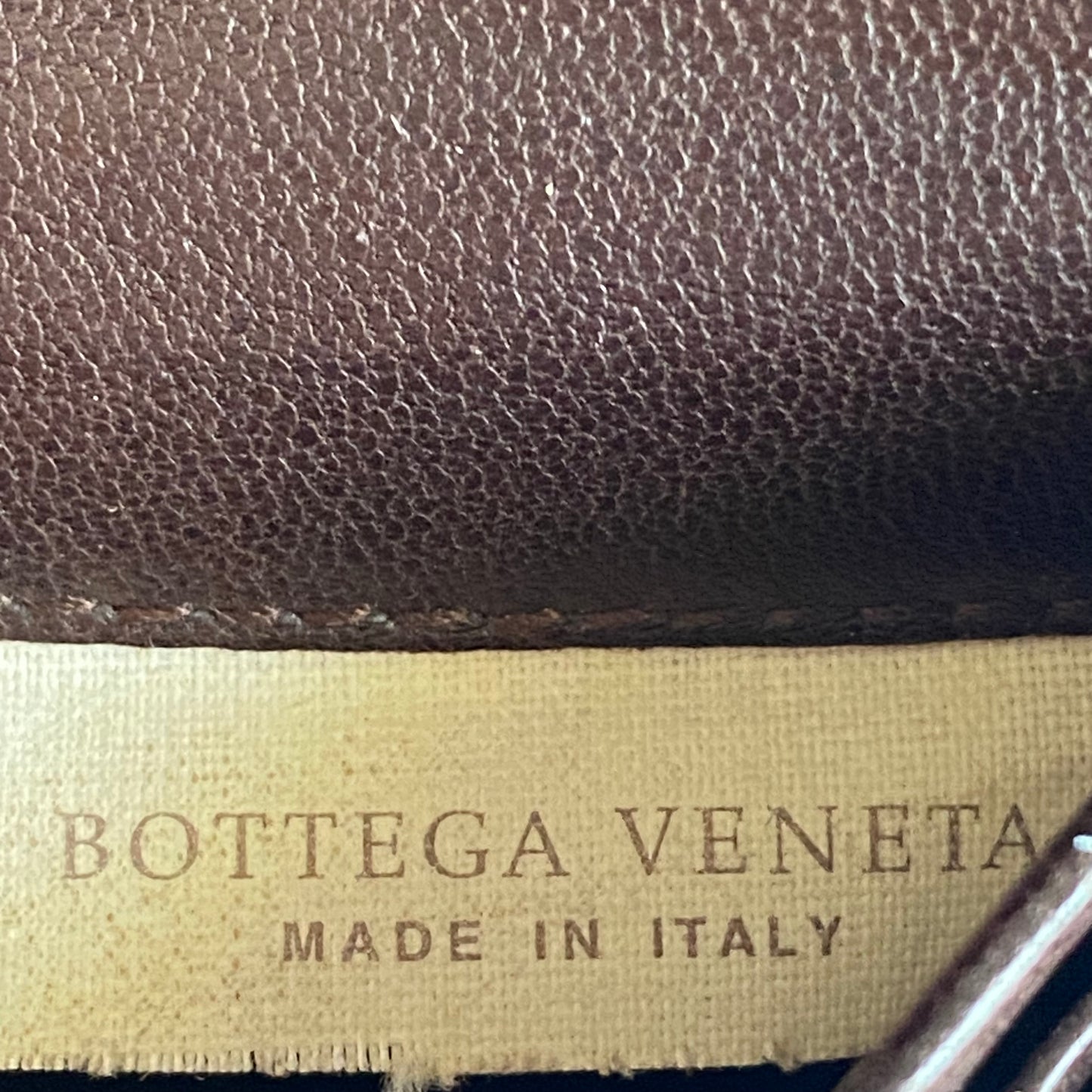 Bottega Veneta intrecciata brown leather long wallet authentic with coa