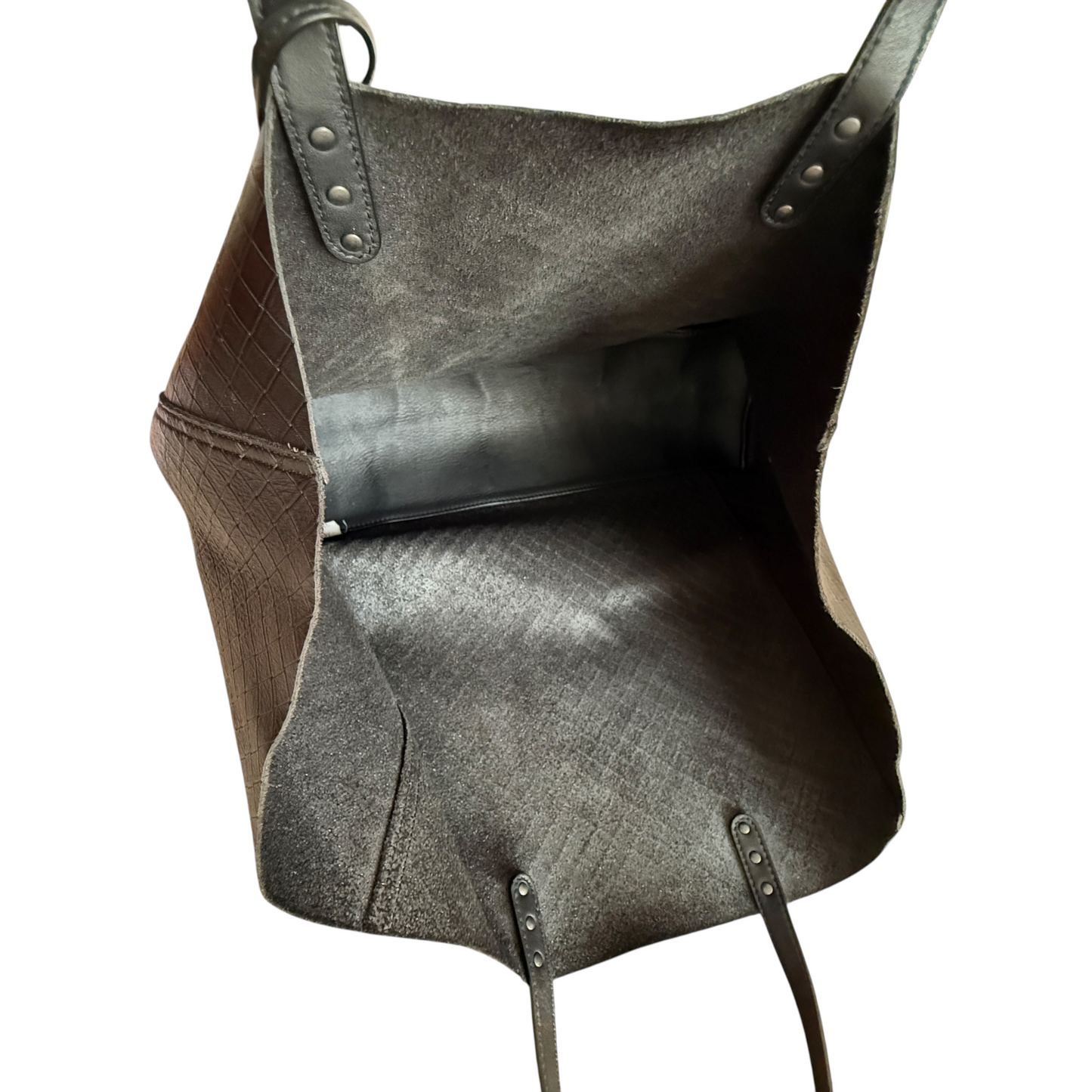 Bottega Veneta intrecciato mirage black leather tote authentic with COA