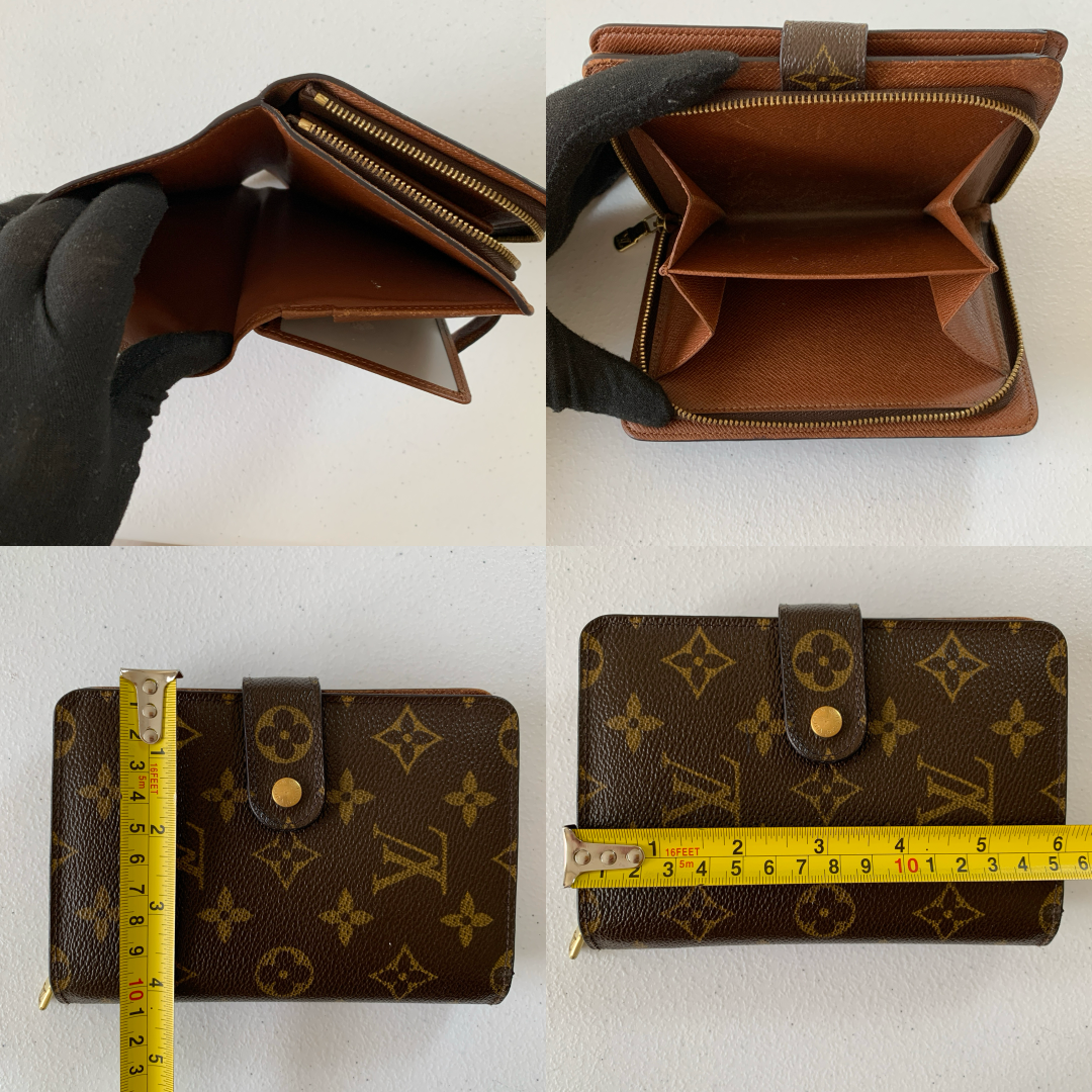 Louis Vuitton monogram compact Wallet sp0043 authentic with COA