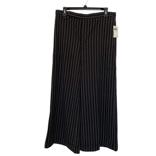 Lauren Ralph Lauren Women’s NWT Black and White striped wide leg dress pants si