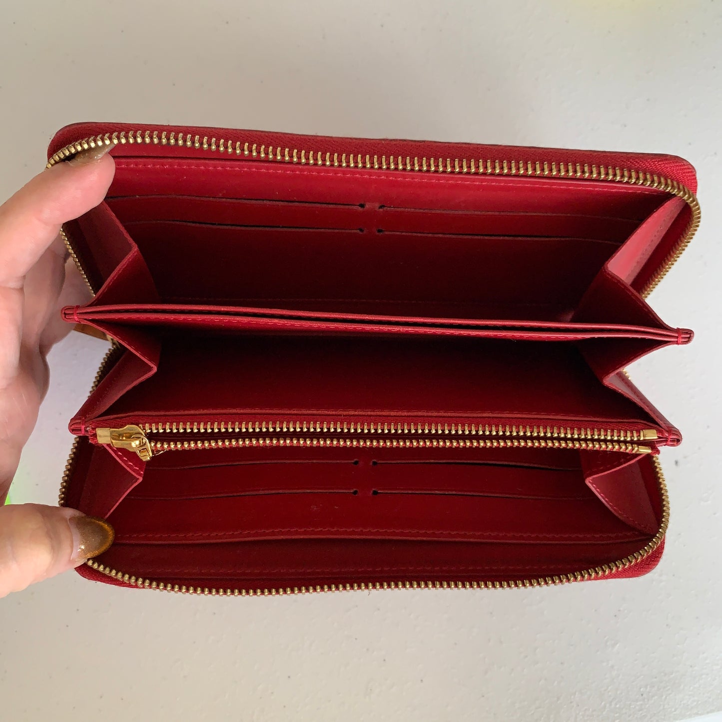 Louis Vuitton ted monogram vernis zippy wallet SP1110 authentic with COA