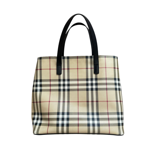 Burberry nova check tote bag authentic with COA