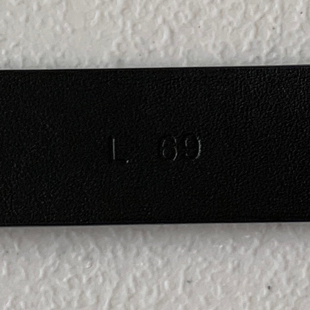 Versace young Medusa navy leather belt size L authentic with COA