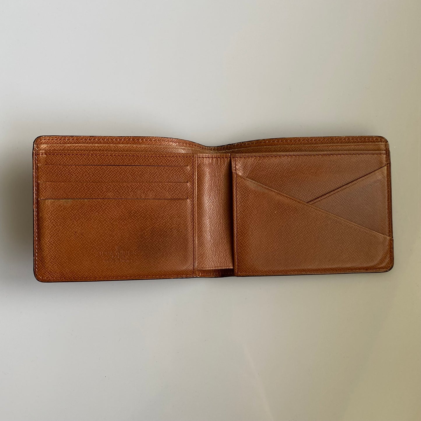 Louis Vuitton monogram men bifold wallet 884ra authentic with coa
