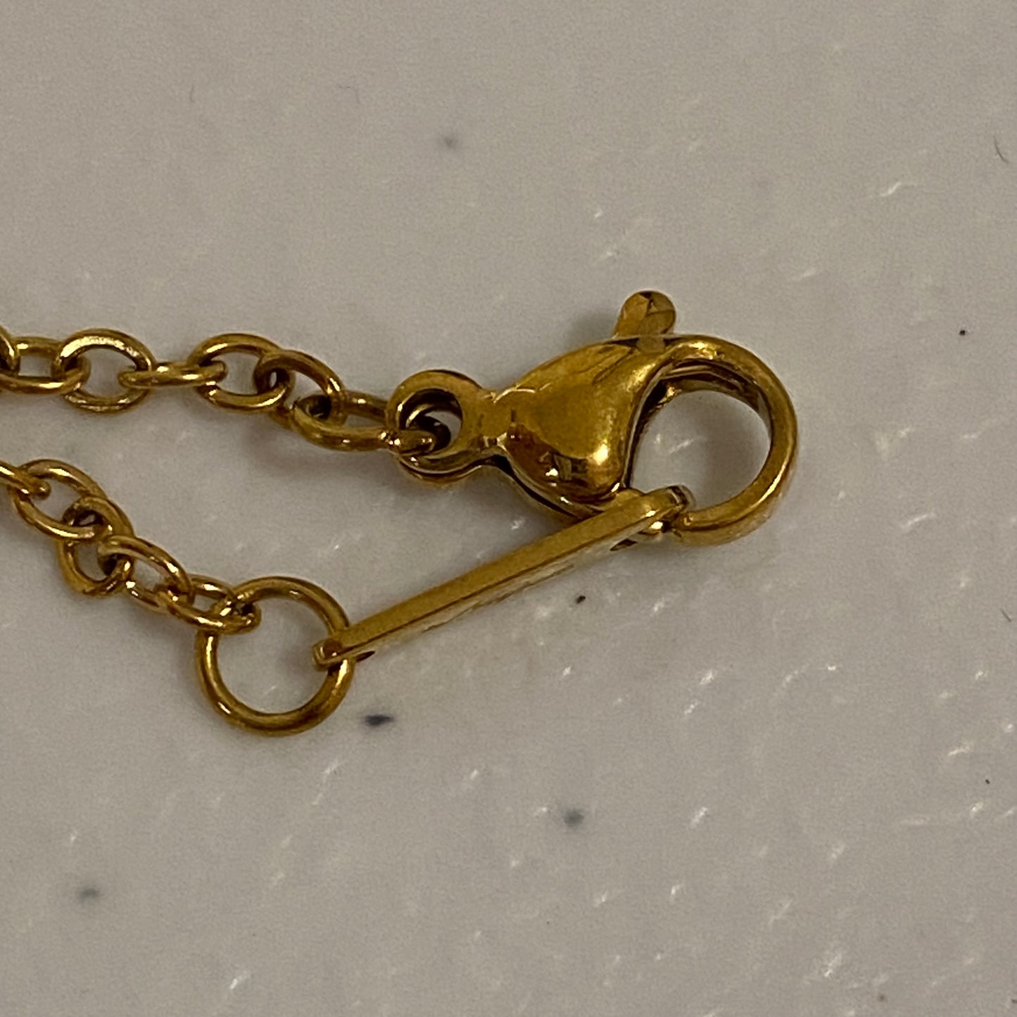 Celine gold plated pendant necklace 15 inch authentic with coa