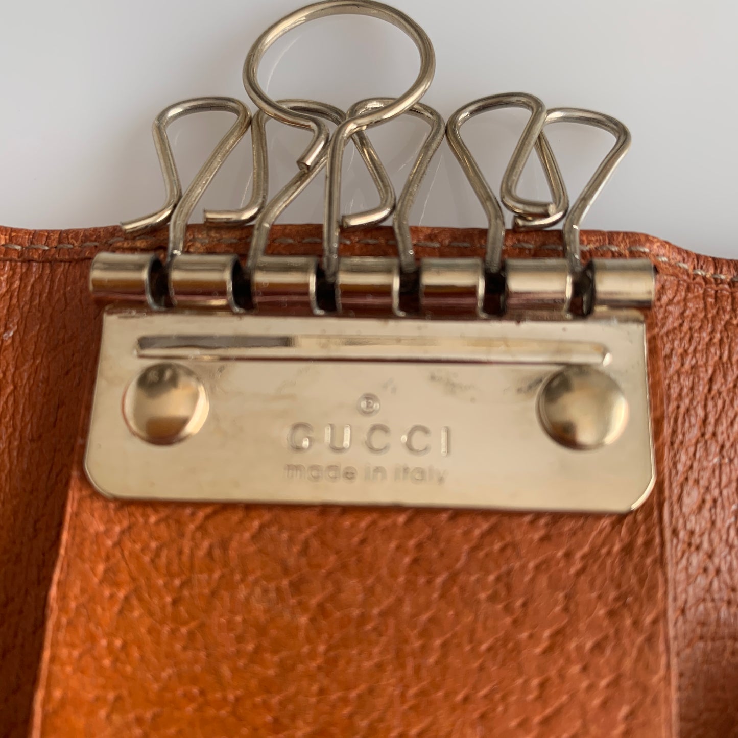 Gucci monogram 6 ring Key holder unisexAuthentic with COA