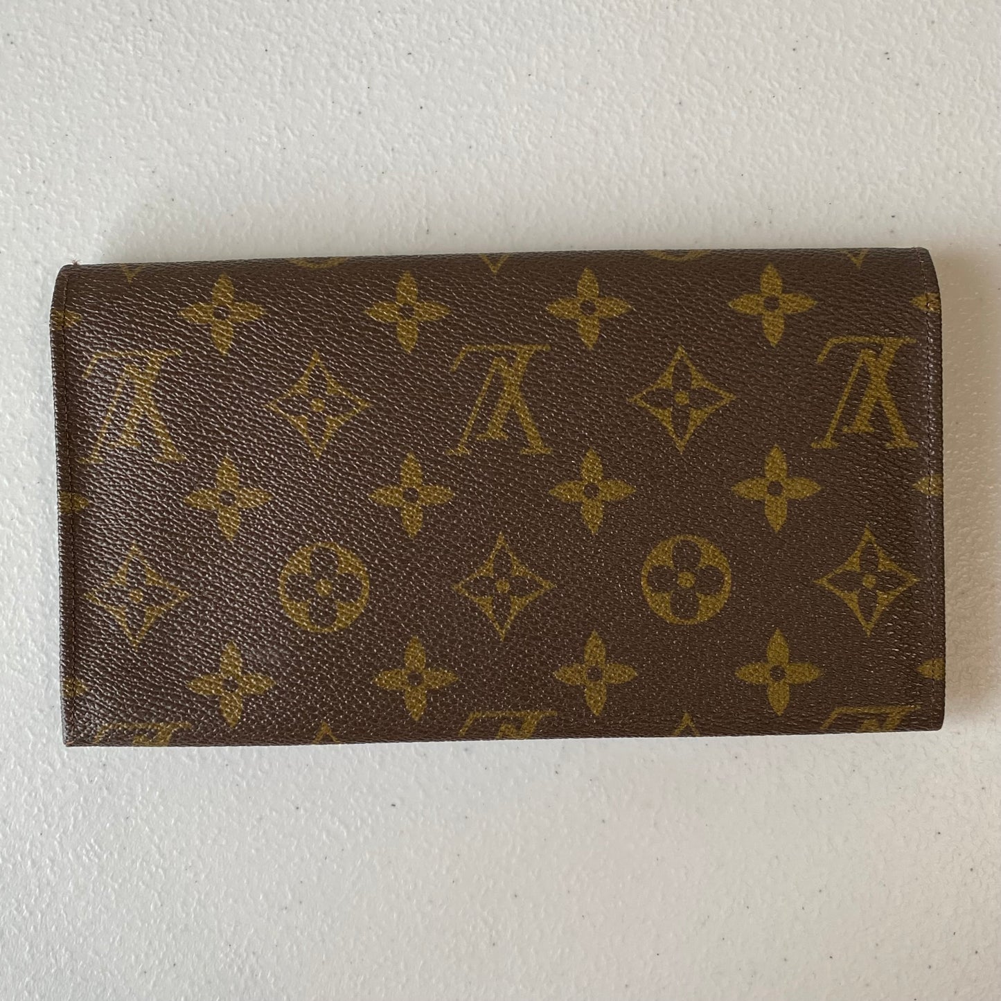 Louis Vuitton vintage monogram long wallet authentic with coa