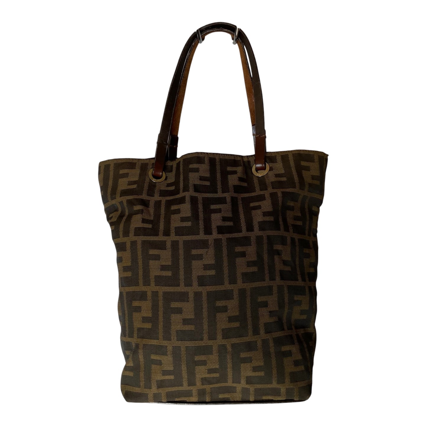 Fendi FF monogram tote bag handbag Authentic with COA