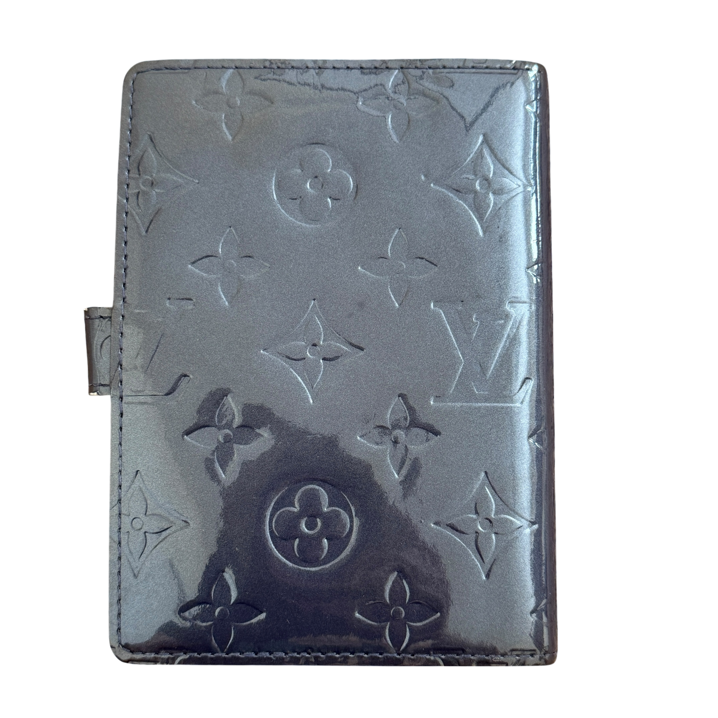 Louis Vuitton Vernis patent leather monogram agenda unisex PM authentic with COA