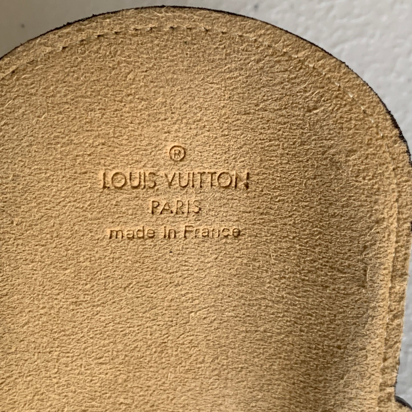Louis Vuitton monogram pen eyeglasses holder SN0014 authentic with COA 7x3.2