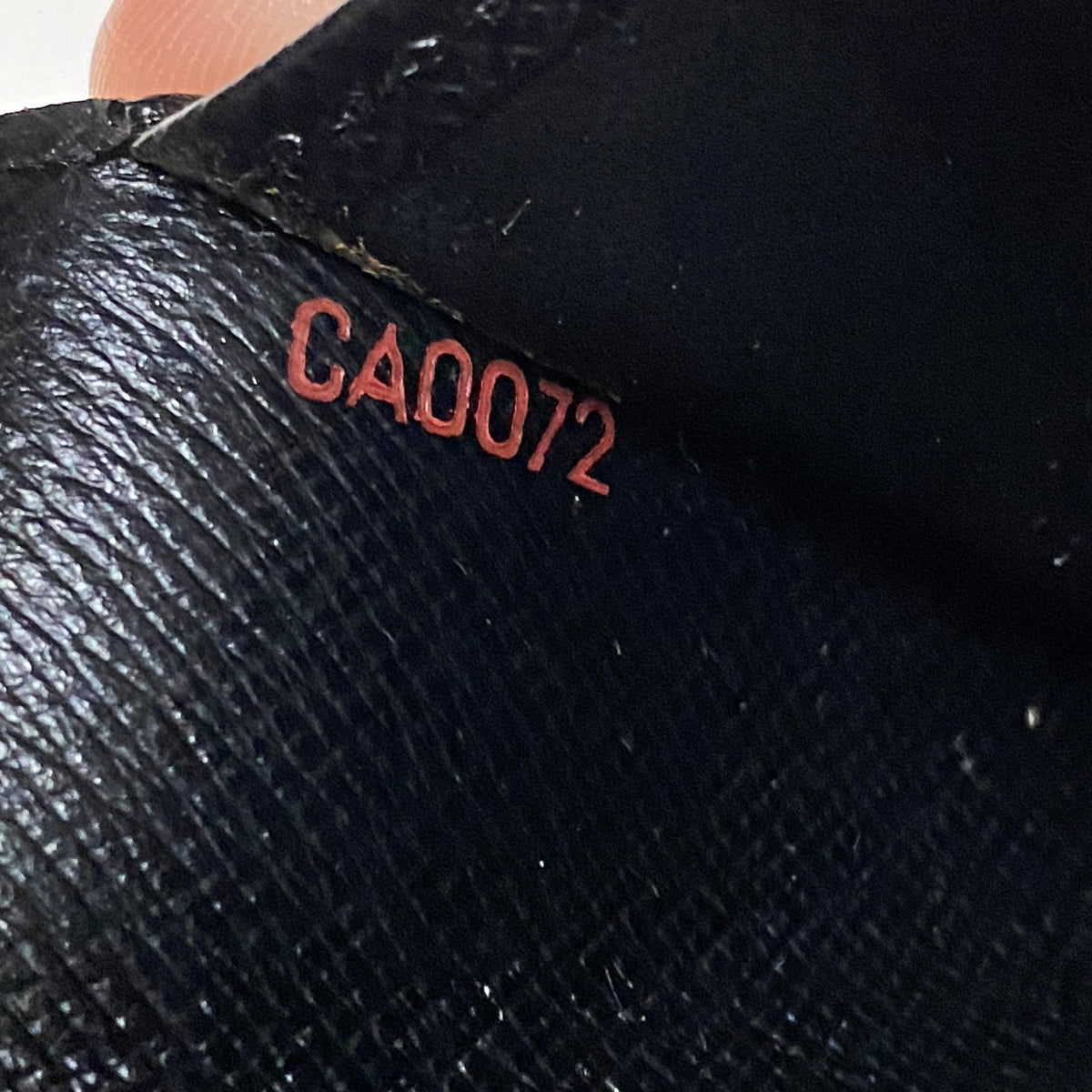 Louis Vuitton black epi leather agenda PM CA0072 Authentic with COA 5.6x4.1