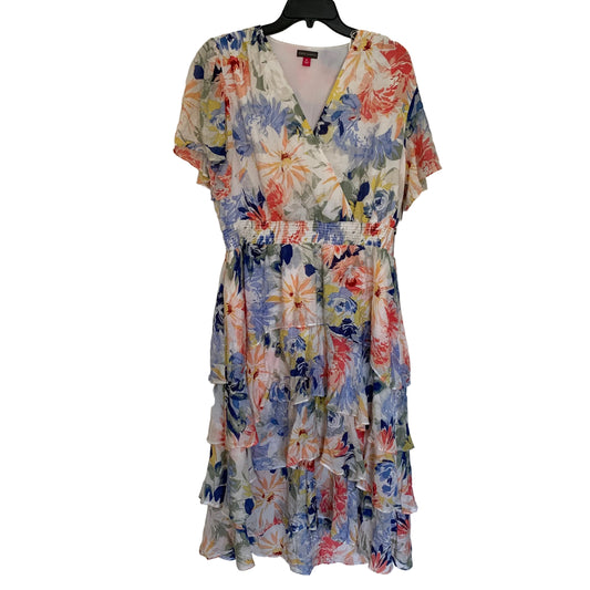 Vince Camuto Womens NWT Floral print Dress size XL