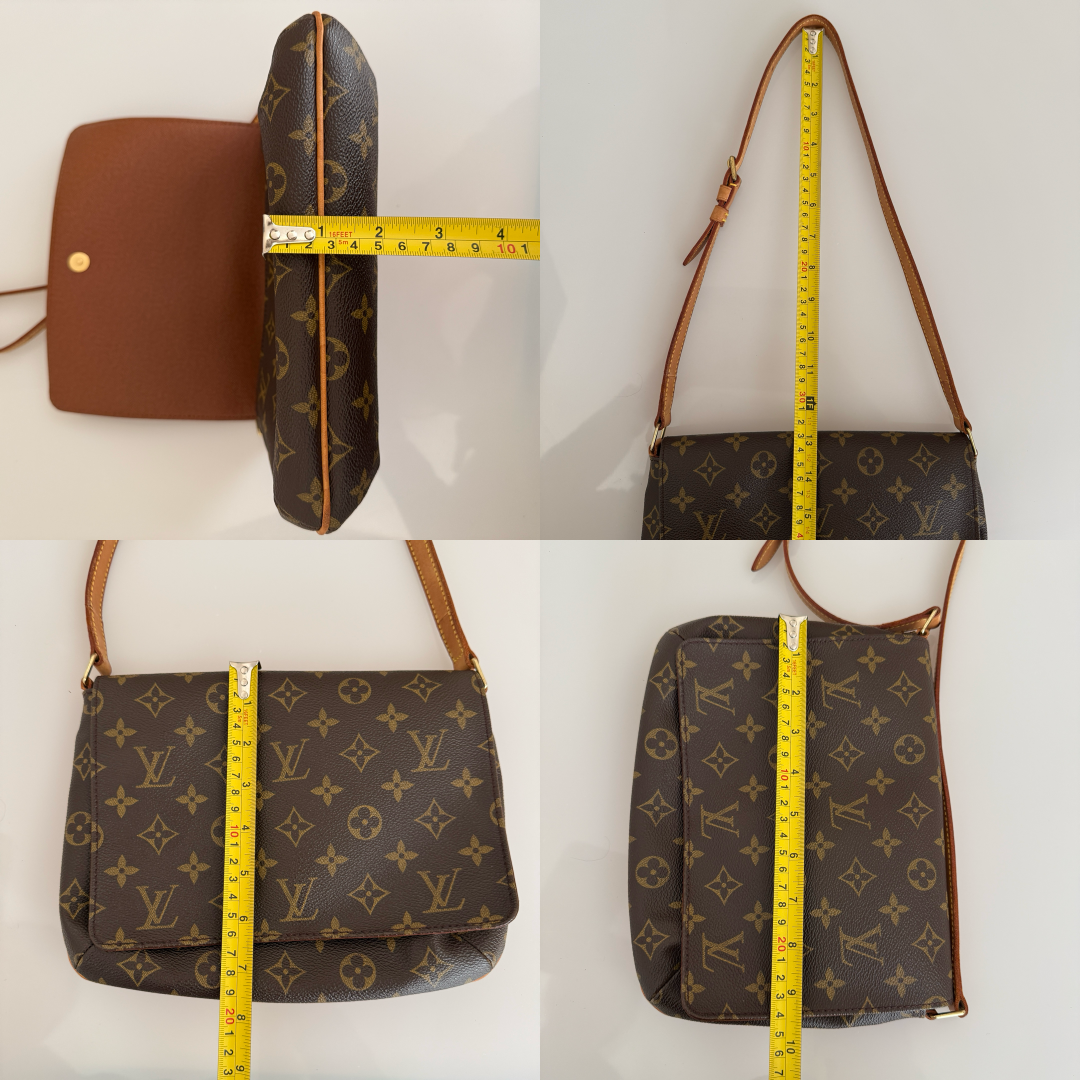 Louis Vuitton Monogram Musette Tango shoulder bag authentic with COA dust bag