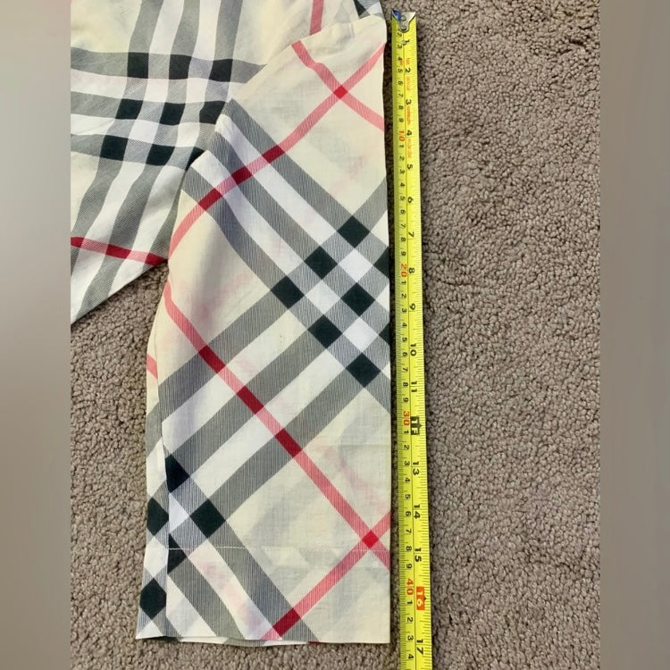 Authentic Burberry iconic cotton check dress like new size S for spring summer