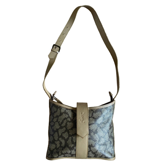 Yves Saint Laurent vintage giraffe shoulder bag authentic with COA