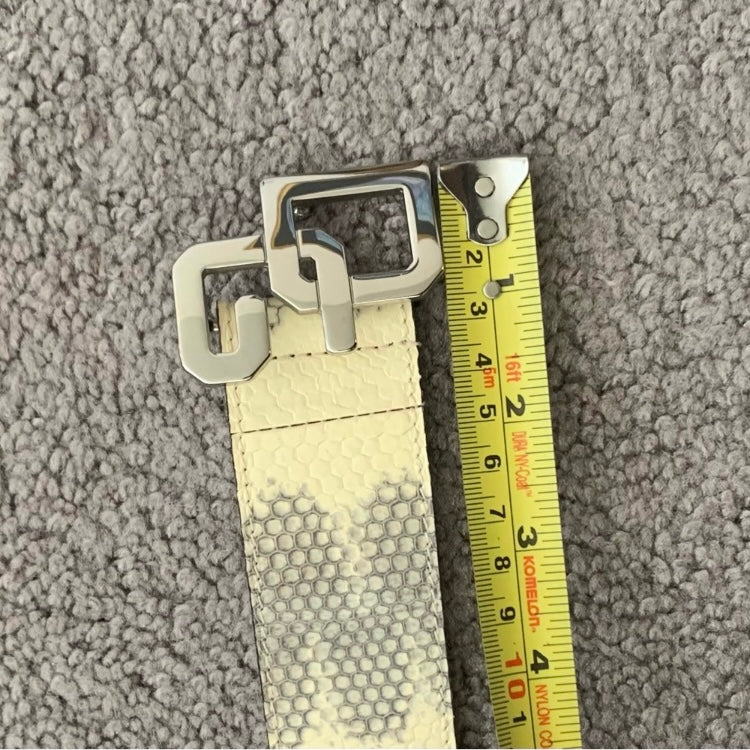 Authentic new unisex Dolce & Gabbana snake skin belt size 40” with dust bag and box