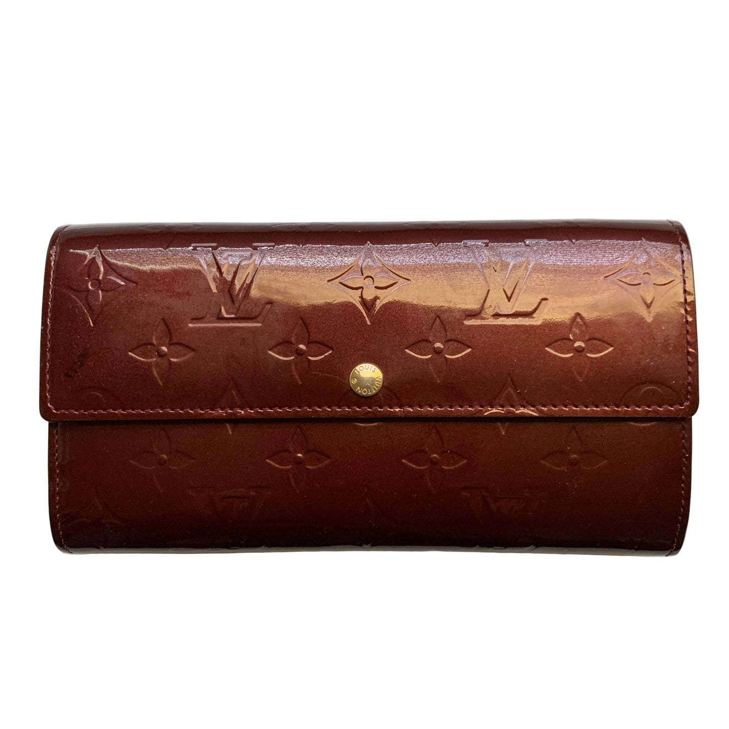 Louis Vuitton vernis monogram Wallet TR1143 Authenticator with COA
