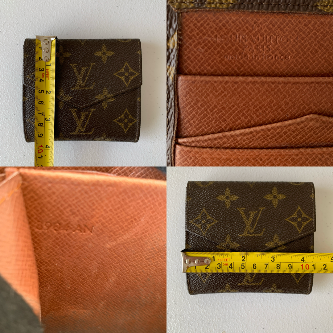 Louis Vuitton monogram trifold wallet 8904AN authentic with COA