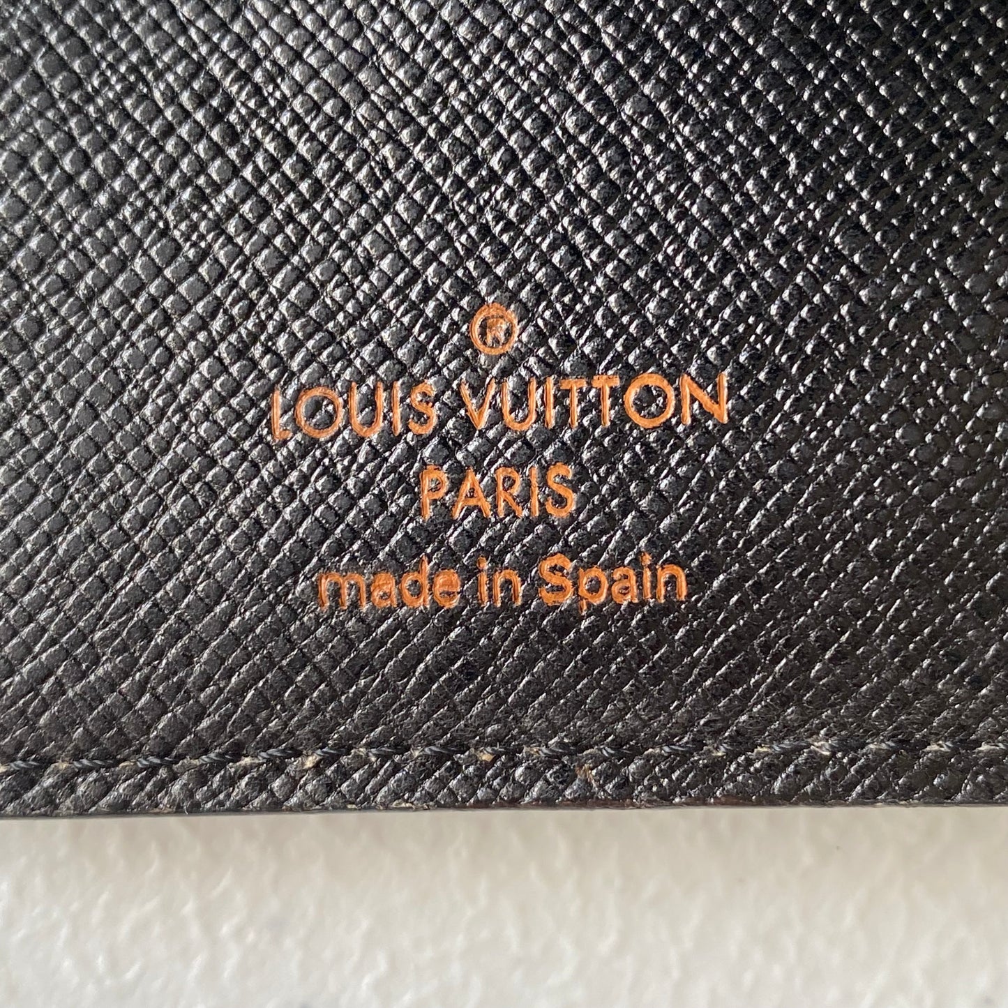 Louis Vuitton black Epi leather agenda PM Authentic with coa 5.8x4.1
