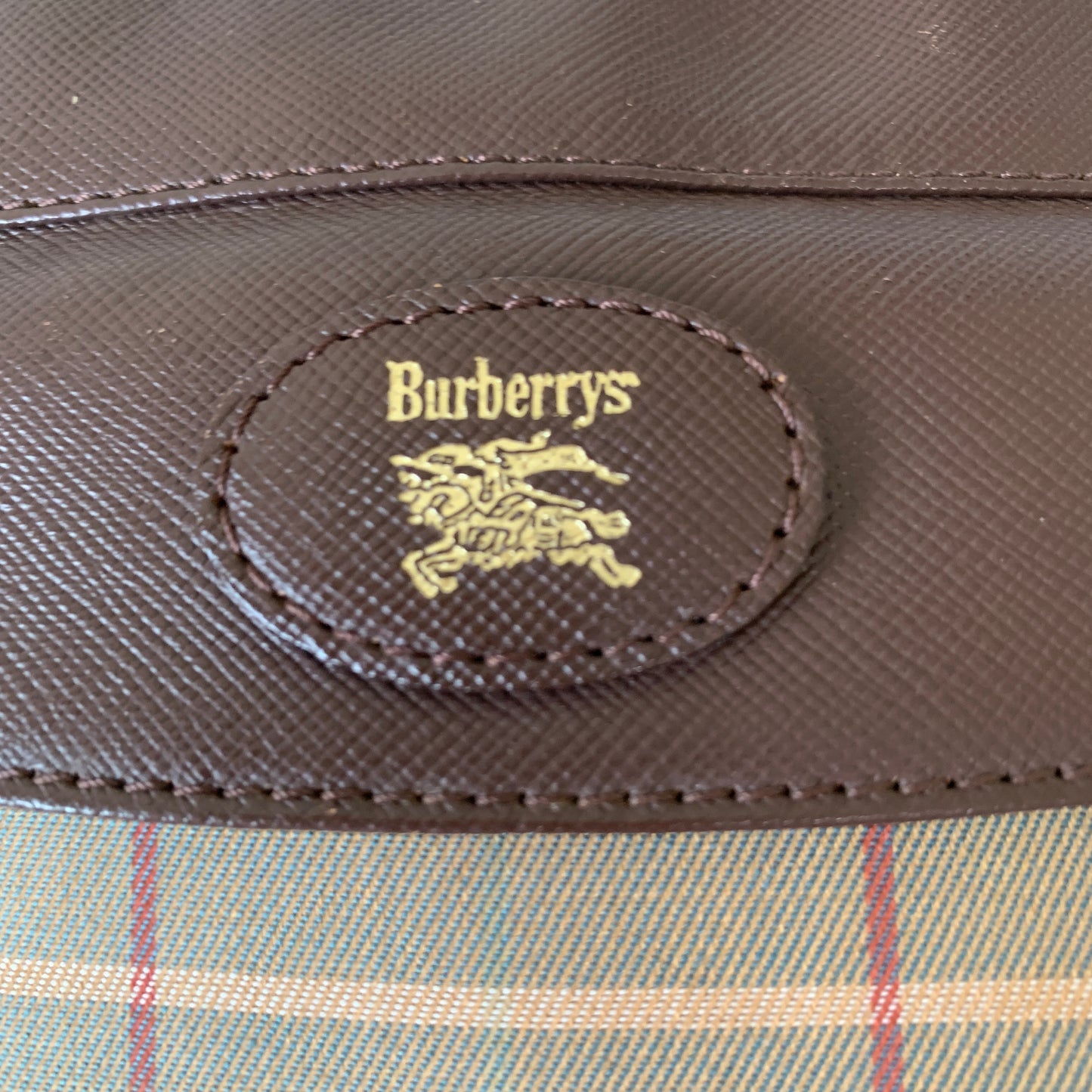 Burberry vintage unisex wristlet bag authentic with COA