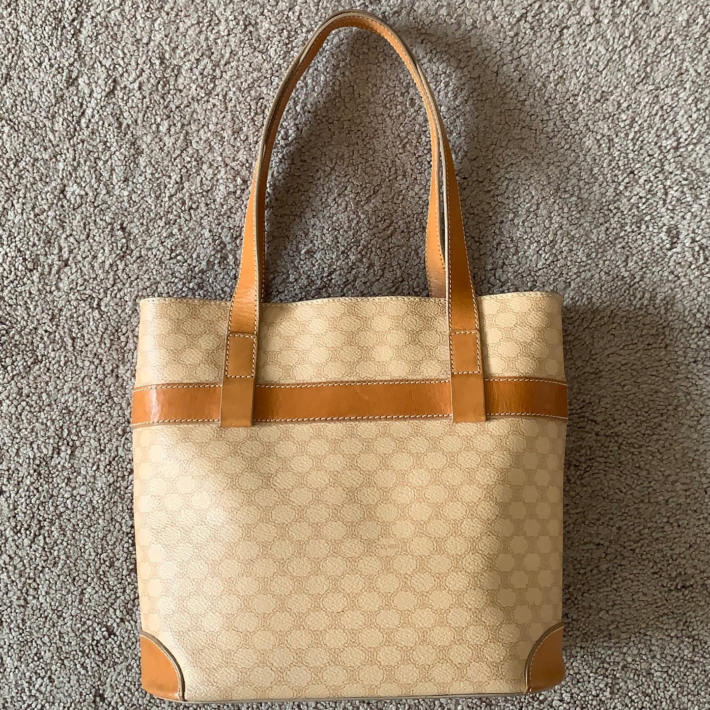 Authentic Celine women’s vintage triumph tote bag