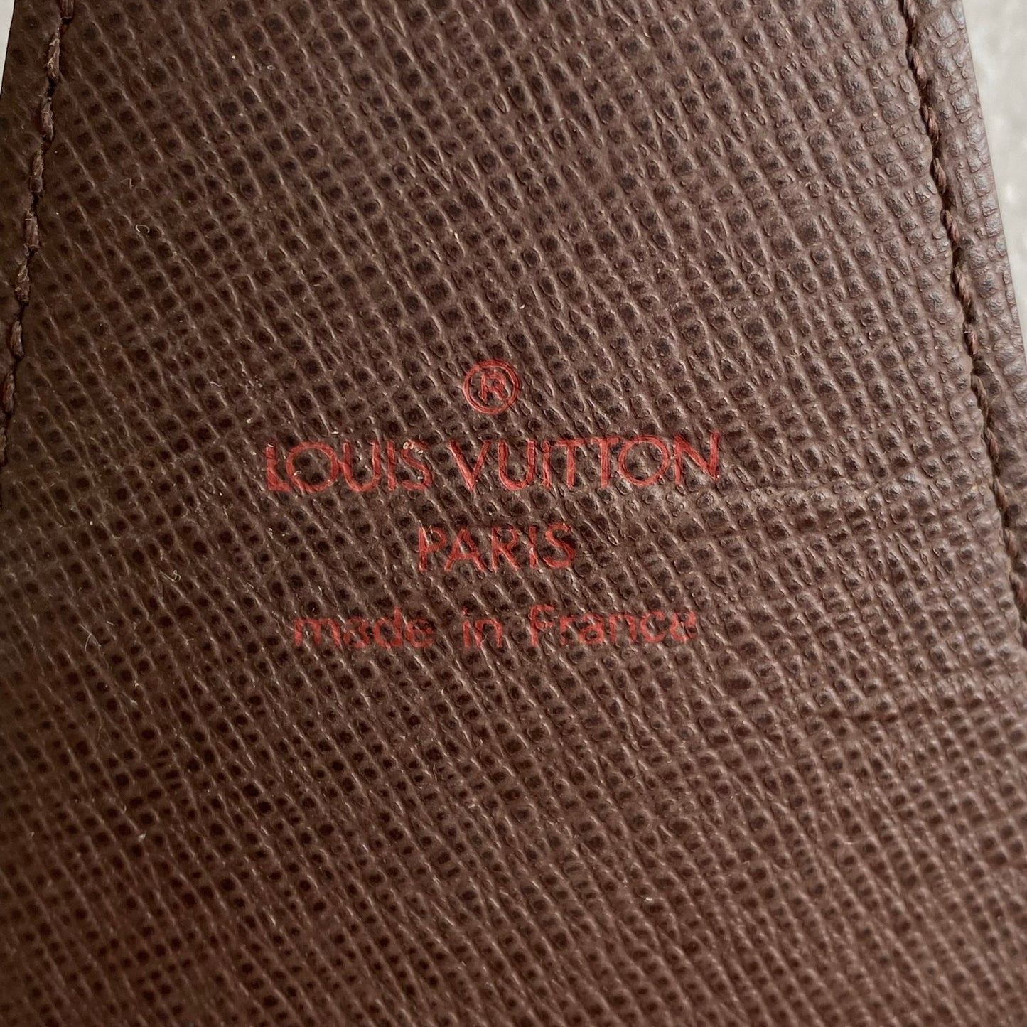 Louis Vuitton damier cigarette holder CT0095 Authentic with COA 4.8x2.5