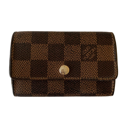 Louis Vuitton damier brown keyholder TJ4118 authentic with COA