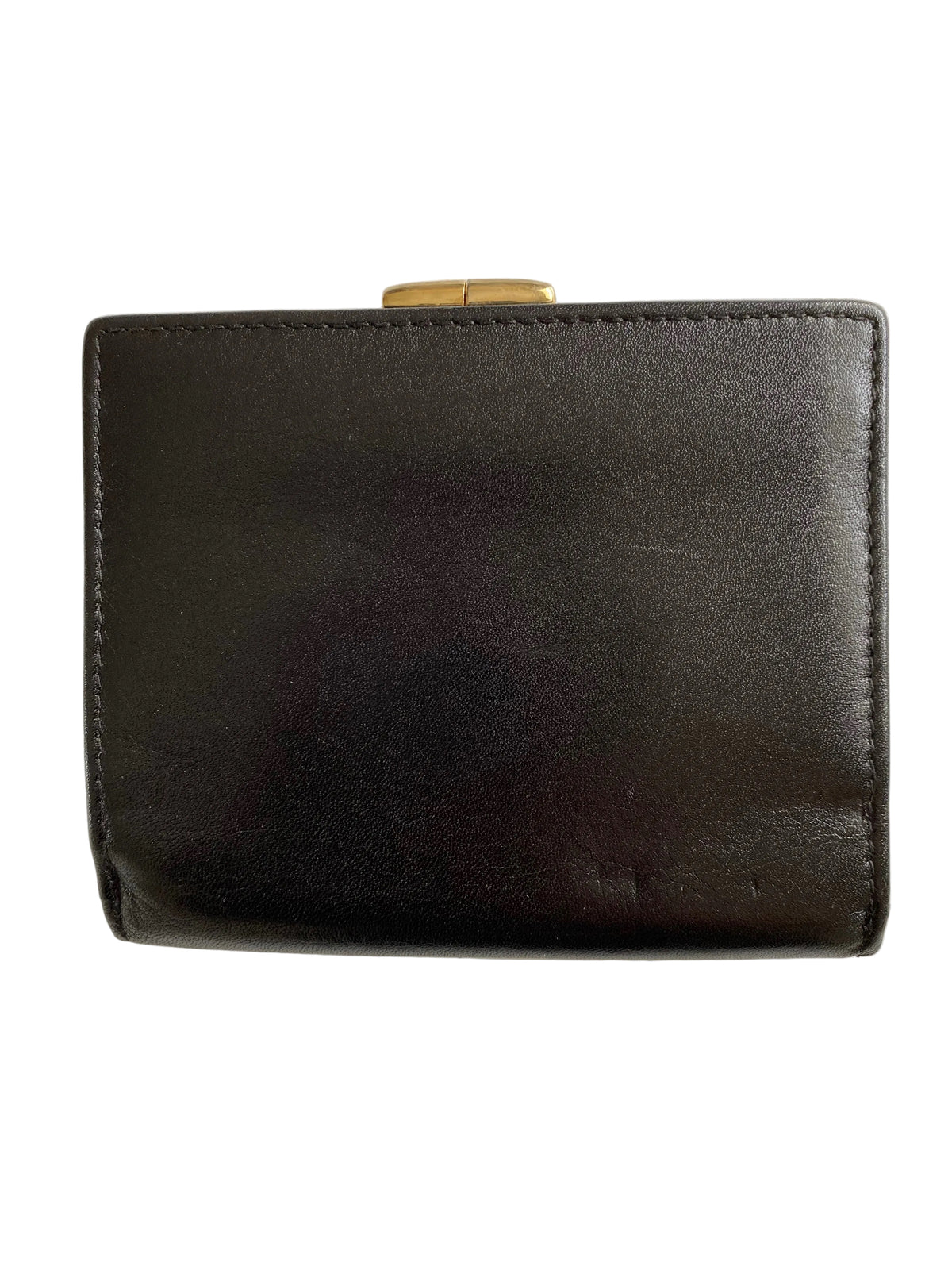 Dior CD logo black leather wallet Authentic with COA 4.4x3.7