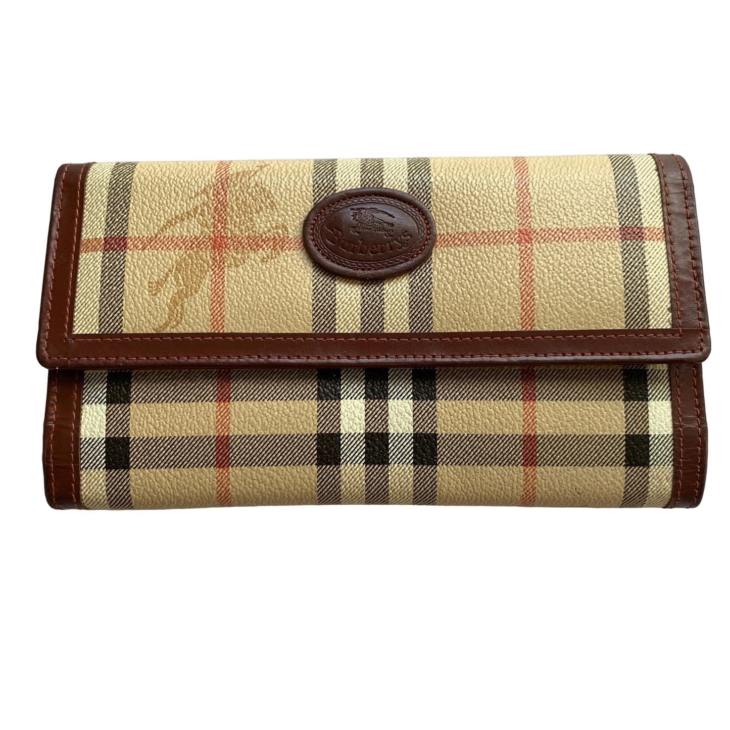 Burberry vintage nova check women’s long wallet authentic with COA