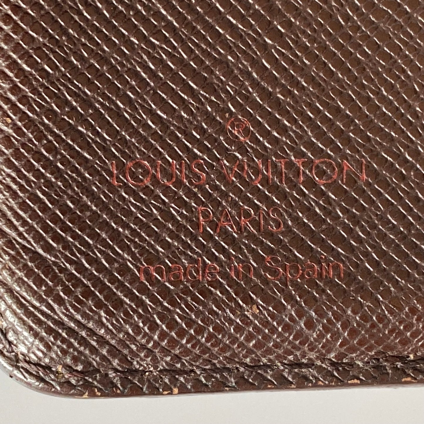 Louis Vuitton damier ebene compact wallet CA0072 Authentic with coa