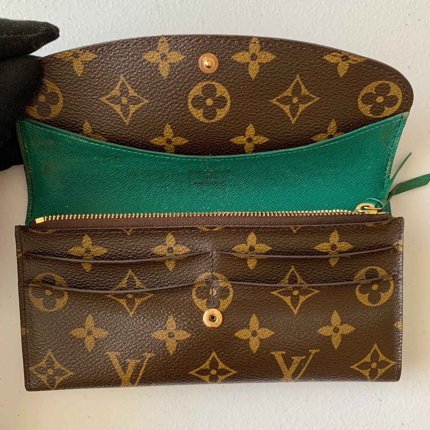 Louis Vuitton monogram Long Wallet CA0140 authentic with COA