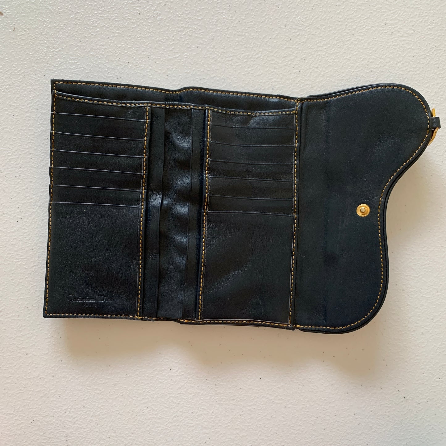 Dior women’s saddle trotter Wallet authentic with COA