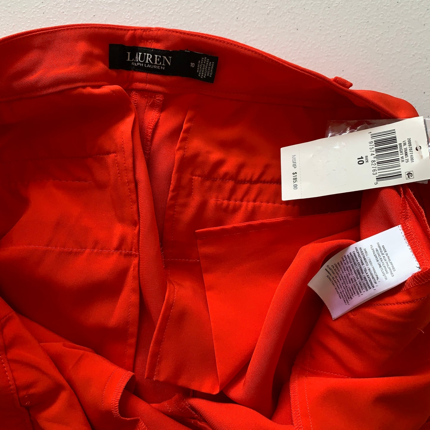 Lauren Ralph Lauren Women’s NWT trousers Bright red size 10