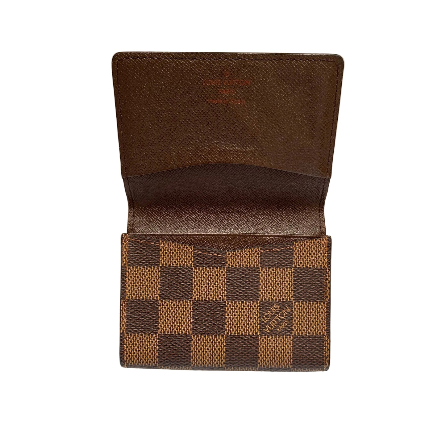 Louis Vuitton damier ebene cardholder CA0035 authentic with coa 4.2x3.2