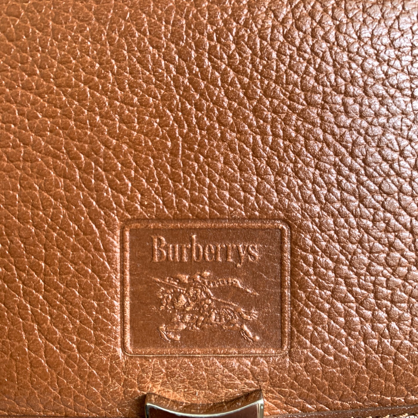 Burberry vintage brown leather 2 way crossbody bag Authentic with COA 9x7.7x2.7