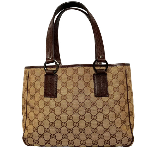 Gucci monogram tote bag handbag Authentic with coa