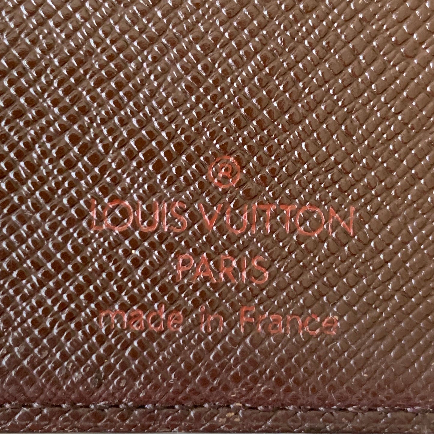 Louis Vuitton brown damier wallet MI0052 authentic with COA