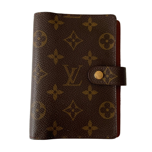 Louis Vuitton monogram agenda Planner unisex PM ca1929 authentic with COA