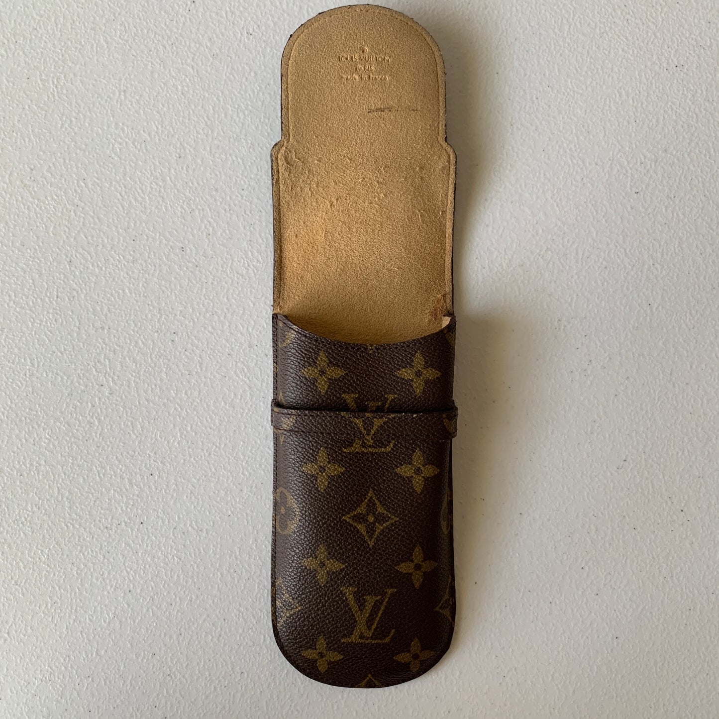 Louis Vuitton monogram glasses holder MI0985 Authentic with COA