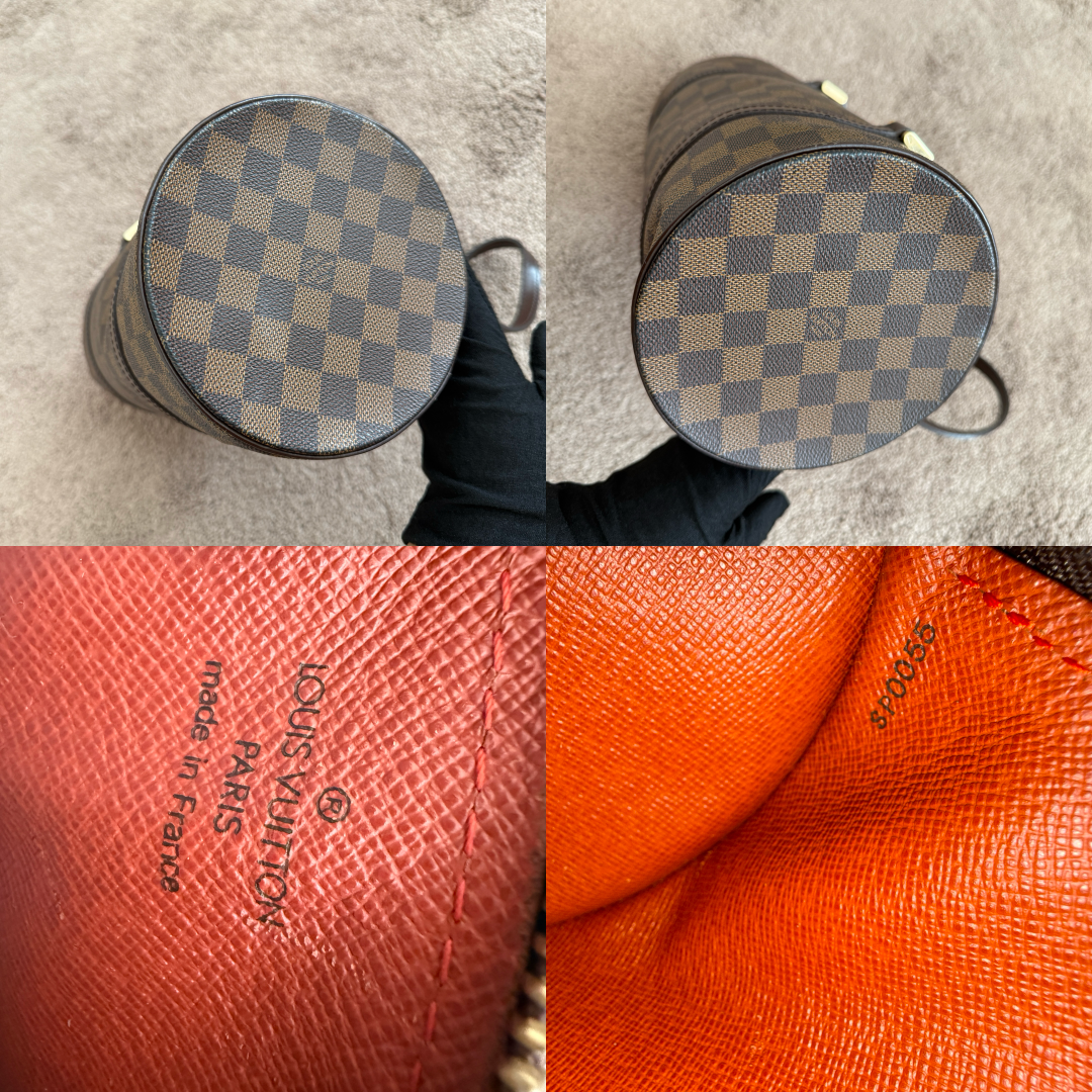 Louis Vuitton damier ebene papillon 30 shoulder bag authentic with COA