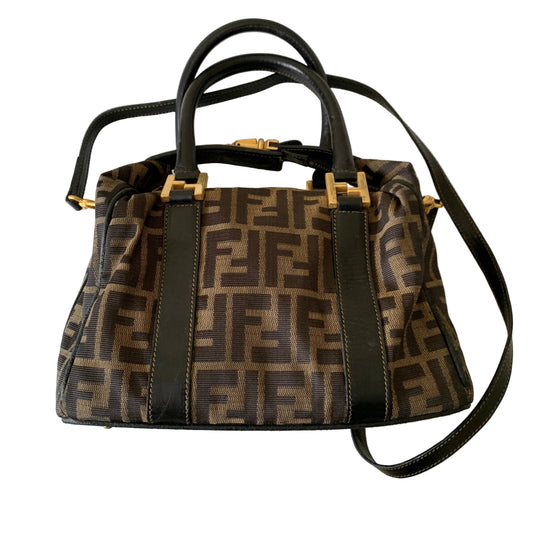 Fendi zucca monogram 2 way bag authentic with COA