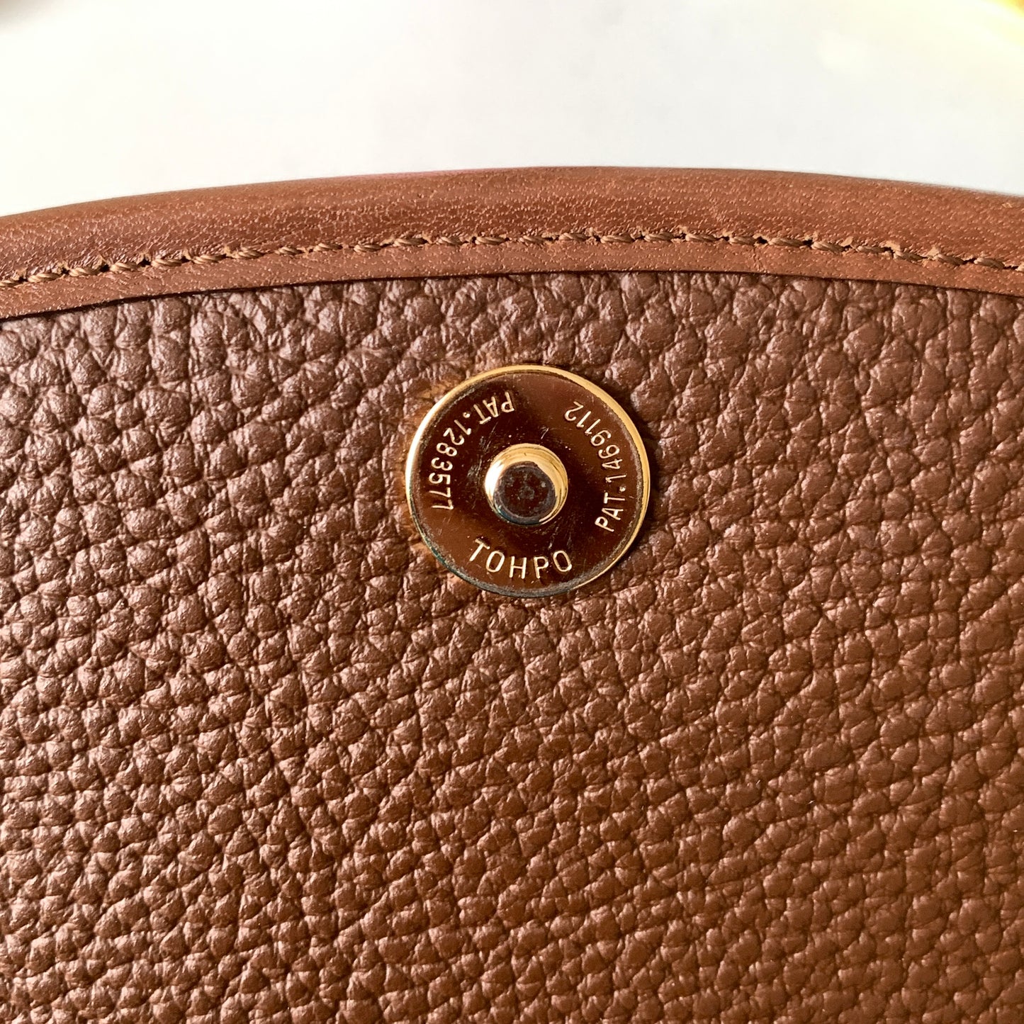 Burberry vintage brown leather crossbody bag Authentic with COA