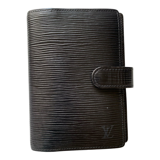 Louis Vuitton black Epi leather agenda PM Authentic with coa 5.8x4.1
